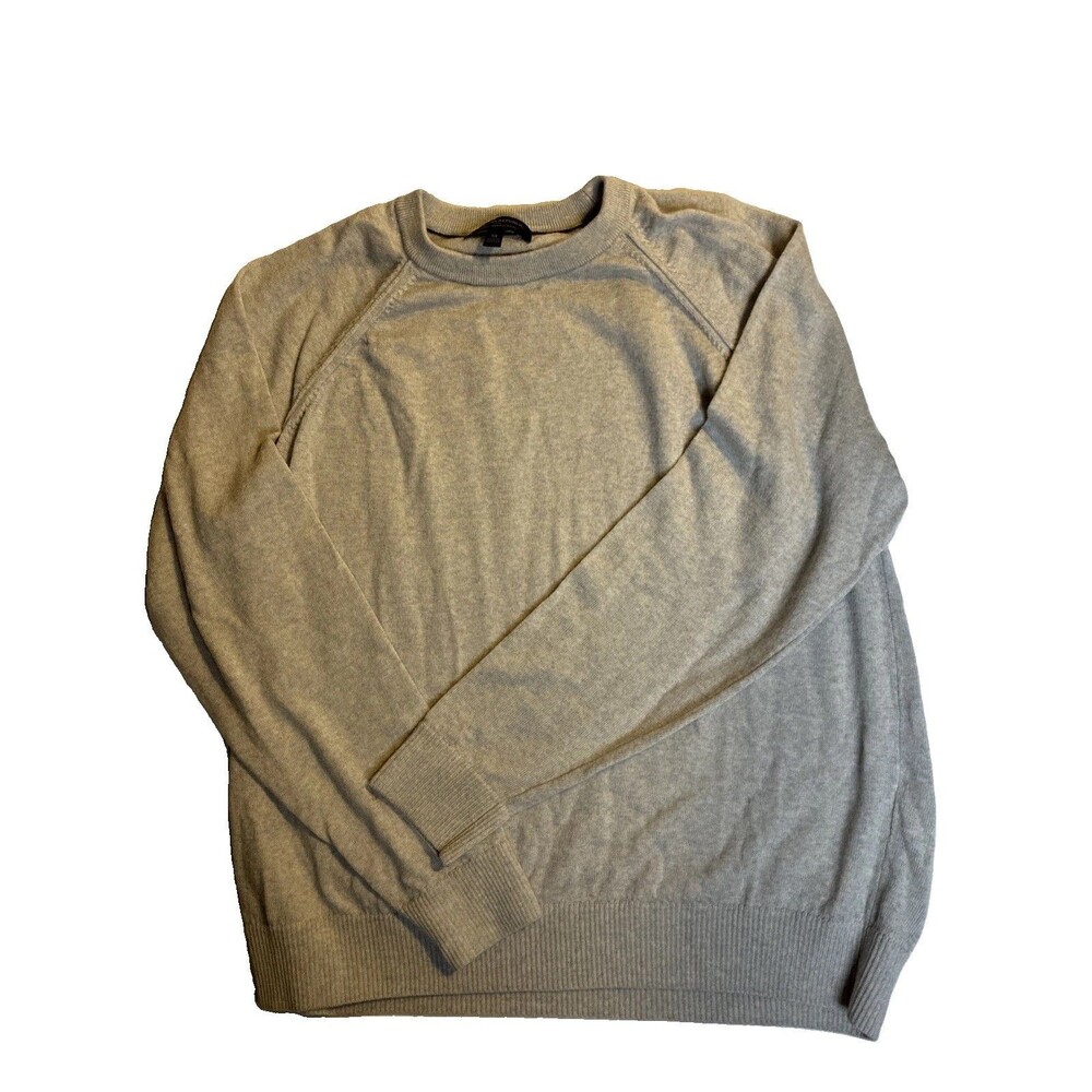 Banana Republic Women’s Merino Wool Crewneck Sweater XL Gray Pullover